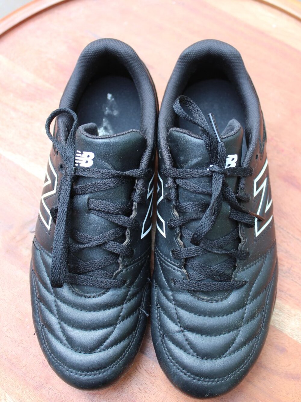 New Balance 442 V2 Academy FG Soccer Cleats - Black/White   US 4.5 Boy's/Youth - Picture 7 of 10